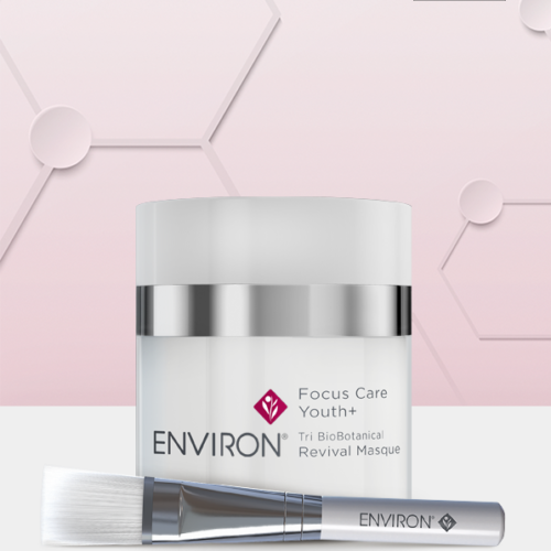 Environ Focus Care Youth+ Tri BioBotanical Revival Masque with brush