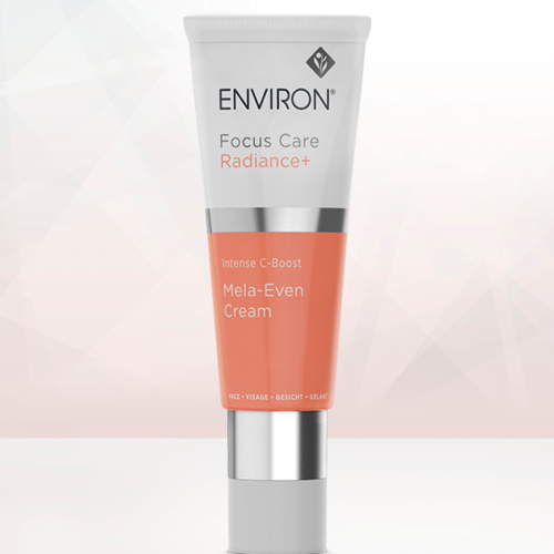 A tube of Environ Focus Care Radiance+ Intense C-Boost Mela-Even Cream