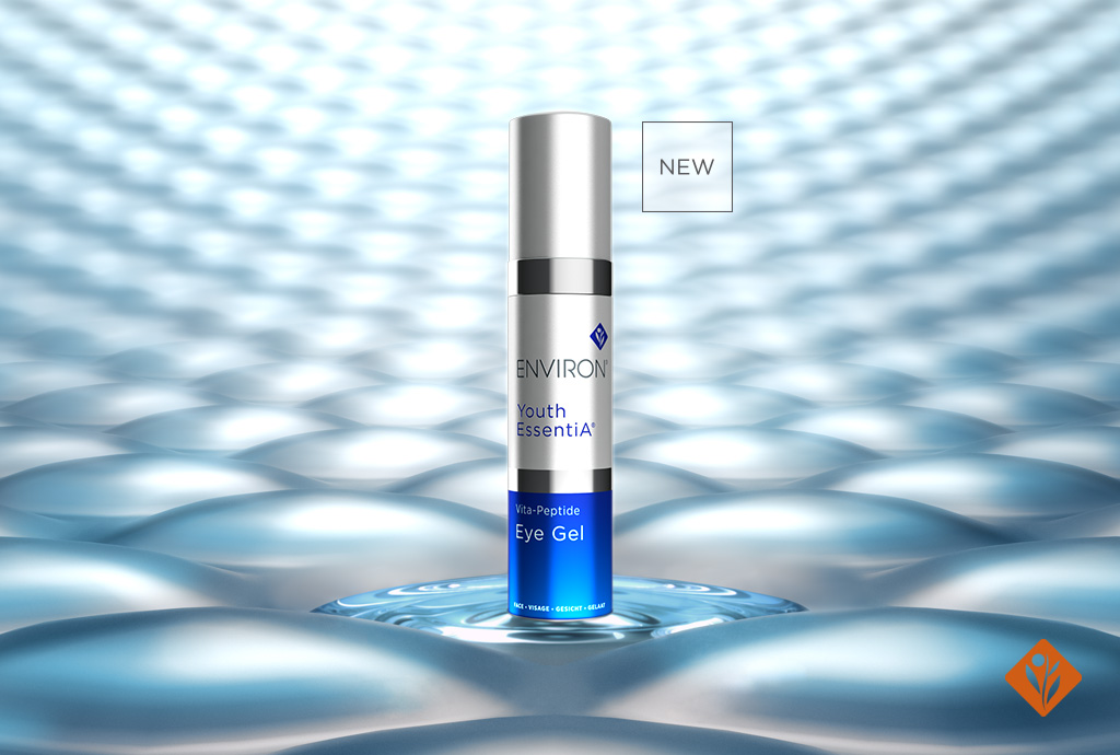 Environ's Youth EssentiA Vita-Peptide Eye Gel, bubble background
