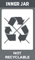 INNER JAR - NOT RECYCLABLE