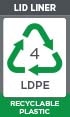 LID LINER - 4 LDPE