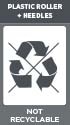 ST-PLASTIC ROLLER NEEDLES - NOT RECYCLABLE
