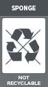ST-SPONGE - NOT RECYCLABLE