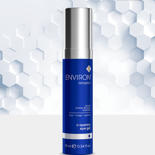 Environ Ionzyme C-Quence Eye-Gel, white 3D background